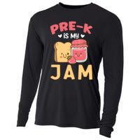 Pre-K is my Jam | Funny Back to Shcool Cooling Performance Long Sleeve Crew