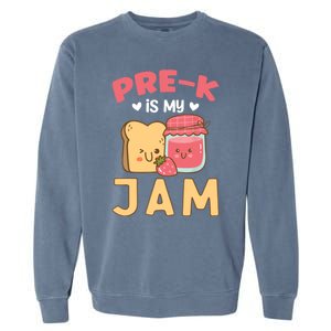 Pre-K is my Jam | Funny Back to Shcool Garment-Dyed Sweatshirt