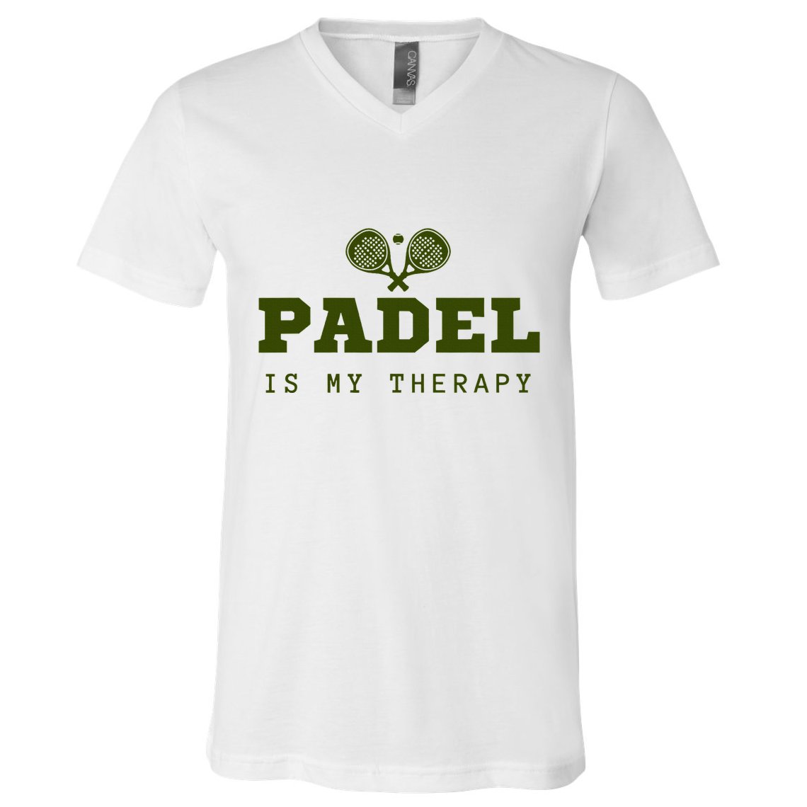 Padel Is My Therapy V-Neck T-Shirt