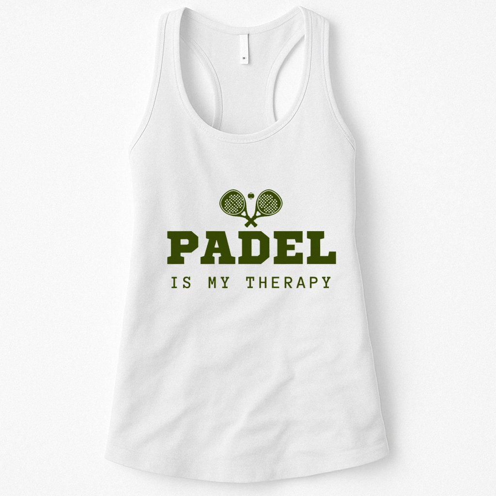 Padel Is My Therapy Womens Tank Top