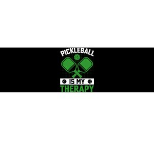 Pickleball Is My Therapy Funny Pickleball Bumper Sticker