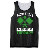 Pickleball Is My Therapy Funny Pickleball Mesh Reversible Basketball Jersey Tank