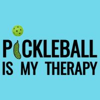 Pickleball Is My Therapy Funny Pickleball Players Gift T-Shirt