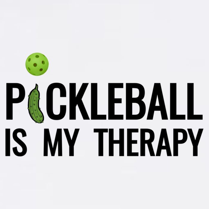 Pickleball Is My Therapy Funny Pickleball Players Gift 11oz C Handle Ceramic Mug