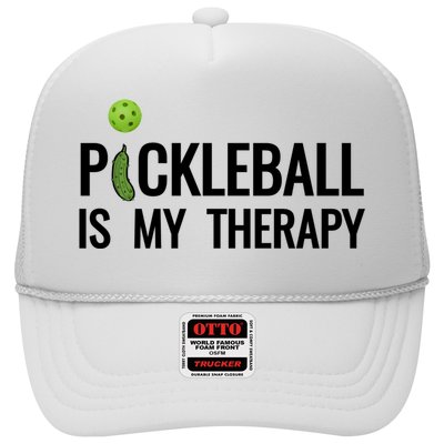 Pickleball Is My Therapy Funny Pickleball Players Gift Trucker Hat