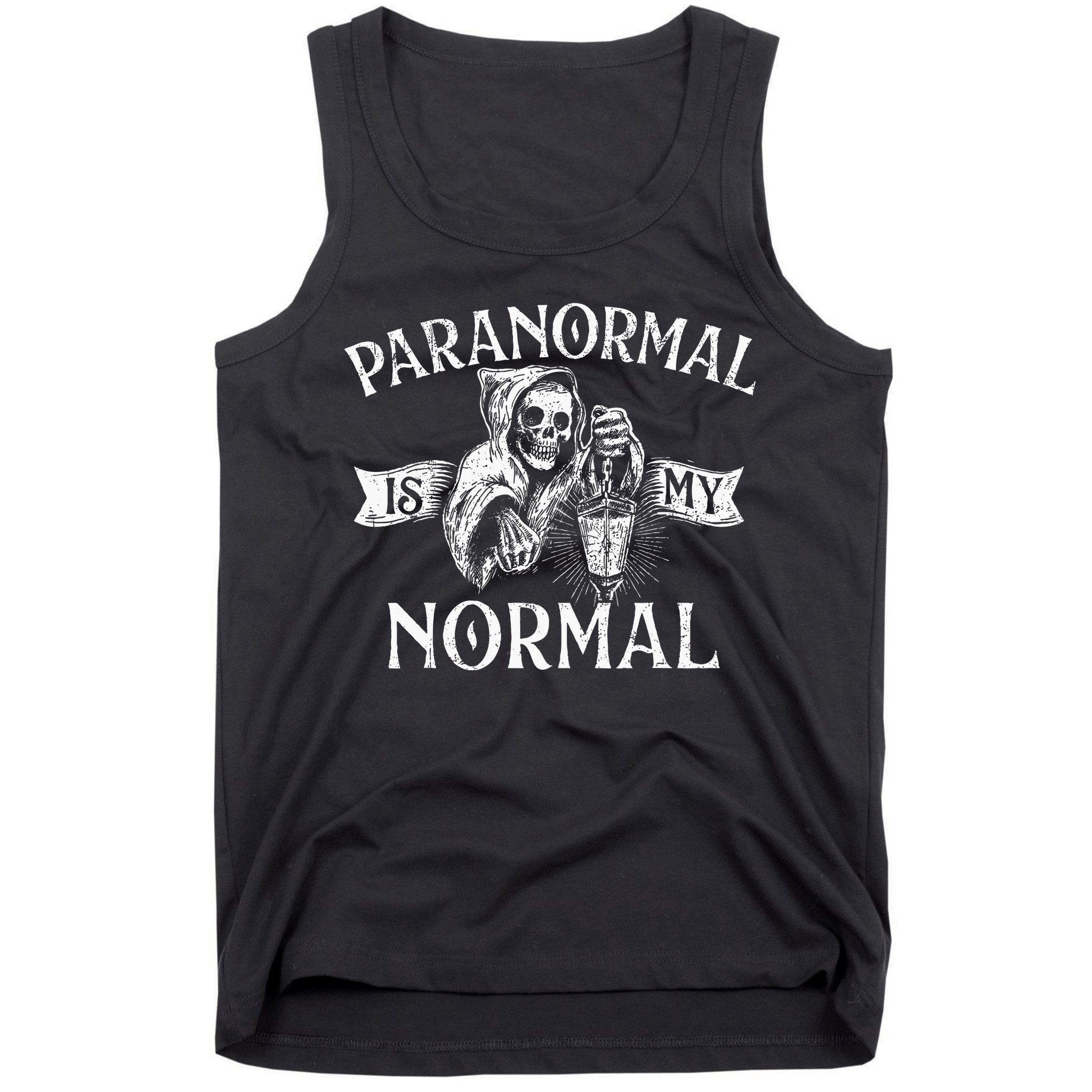 Paranormal Is My Normal Phantom Ghost Hunting Halloween Tank Top
