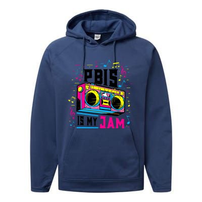 Pbis Is My Jam Positive Behavior Interventions Supports Performance Fleece Hoodie