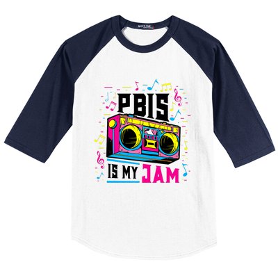 Pbis Is My Jam Positive Behavior Interventions Supports Baseball Sleeve Shirt