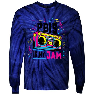 Pbis Is My Jam Positive Behavior Interventions Supports Tie-Dye Long Sleeve Shirt