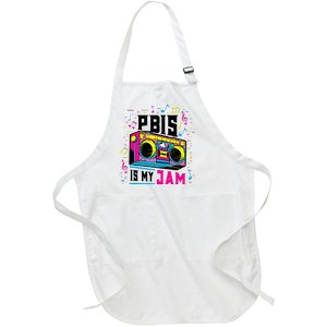 Pbis Is My Jam Positive Behavior Interventions Supports Full-Length Apron With Pockets