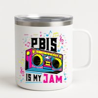 Pbis Is My Jam Positive Behavior Interventions Supports 12 oz Stainless Steel Tumbler Cup