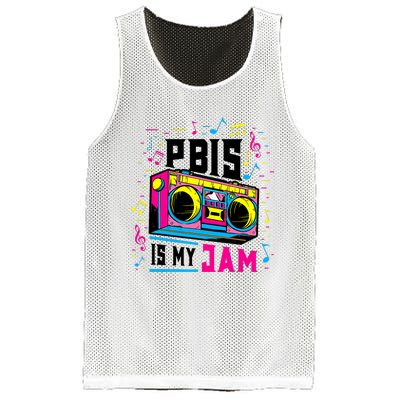 Pbis Is My Jam Positive Behavior Interventions Supports Mesh Reversible Basketball Jersey Tank