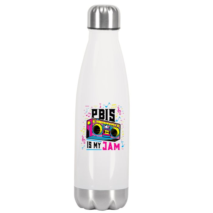 Pbis Is My Jam Positive Behavior Interventions Supports Stainless Steel Insulated Water Bottle