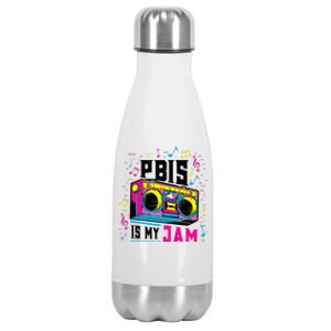 Pbis Is My Jam Positive Behavior Interventions Supports Stainless Steel Insulated Water Bottle