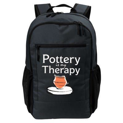 Pottery Is My Therapy Daily Commute Backpack