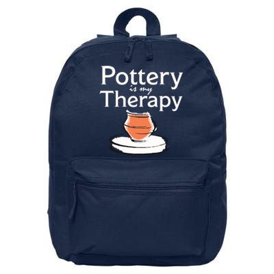 Pottery Is My Therapy 16 in Basic Backpack