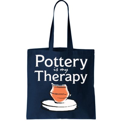 Pottery Is My Therapy Tote Bag