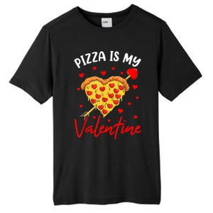 Pizza Is My Valentine Funny Valentines Day Heart Shape 2024 Tall Fusion ChromaSoft Performance T-Shirt