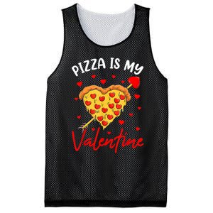 Pizza Is My Valentine Funny Valentines Day Heart Shape 2024 Mesh Reversible Basketball Jersey Tank