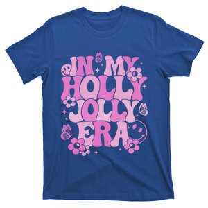 Pink In My Holly Xmas Jolly Era Groovy Retro Christmas Cute Gift T-Shirt