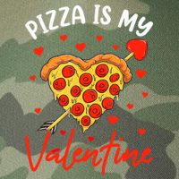 Pizza Is My Valentine Funny Valentines Day Matching Boy Girl Legacy Tie Dye Trucker Hat