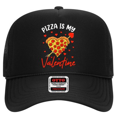Pizza Is My Valentine Funny Valentines Day Matching Boy Girl Trucker Hat