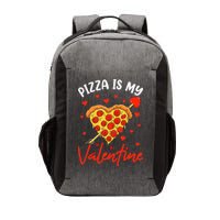 Pizza Is My Valentine Funny Valentines Day Matching Boy Girl Vector Backpack