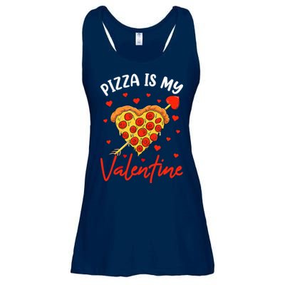 Pizza Is My Valentine Funny Valentines Day Matching Boy Girl Ladies Essential Flowy Tank
