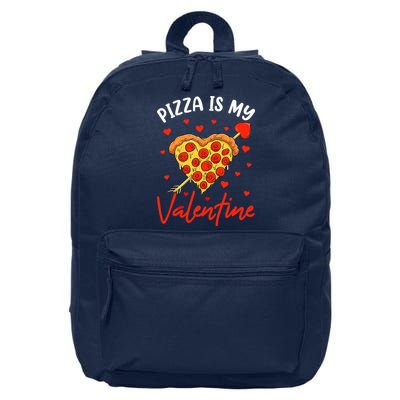 Pizza Is My Valentine Funny Valentines Day Matching Boy Girl 16 in Basic Backpack
