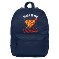 Pizza Is My Valentine Funny Valentines Day Matching Boy Girl 16 in Basic Backpack