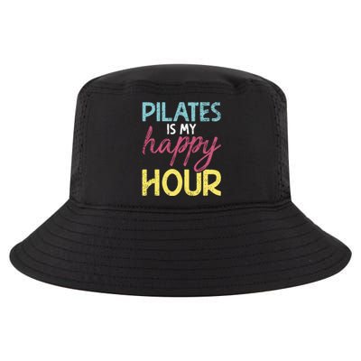 Pilates Is My Happy Hour Workout Gym Gift And Cool Gift Cool Comfort Performance Bucket Hat