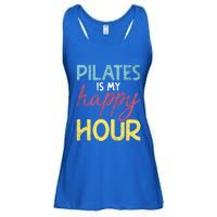 Pilates Is My Happy Hour Workout Gym Gift And Cool Gift Ladies Essential Flowy Tank