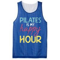 Pilates Is My Happy Hour Workout Gym Gift And Cool Gift Mesh Reversible Basketball Jersey Tank