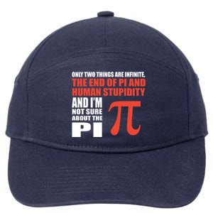 Pi In Math 3 14 Number Symbol For Math Teacher Cute Gift 7-Panel Snapback Hat