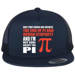 Pi In Math 3 14 Number Symbol For Math Teacher Cute Gift Flat Bill Trucker Hat