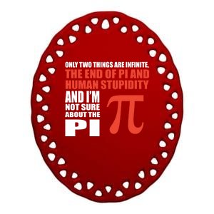 Pi In Math 3 14 Number Symbol For Math Teacher Cute Gift Ceramic Oval Ornament