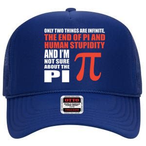 Pi In Math 3 14 Number Symbol For Math Teacher Cute Gift High Crown Mesh Back Trucker Hat