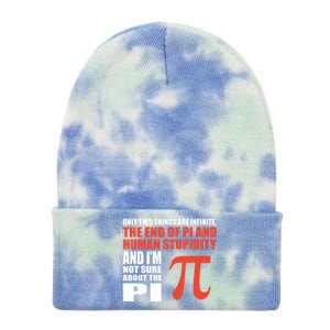 Pi In Math 3 14 Number Symbol For Math Teacher Cute Gift Tie Dye 12in Knit Beanie