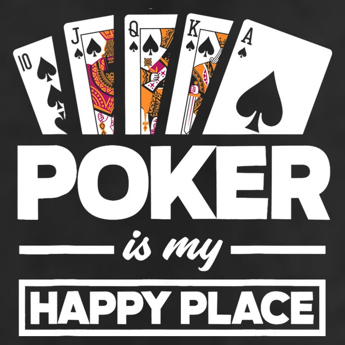 Poker Is My Happy Place Funny Poker Player Poker Cool Comfort Performance Bucket Hat