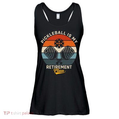 Pickleball Is My Retirement Plan Ladies Essential Flowy Tank