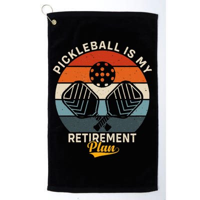 Pickleball Is My Retirement Plan Golf Towel