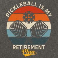Pickleball Is My Retirement Plan Cotton Canvas Backpack