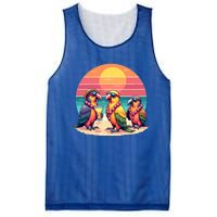 Parrots Ing Margarita On Summer Vintage Group Bird Gift Mesh Reversible Basketball Jersey Tank