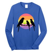 Parrots Ing Margarita On Summer Vintage Group Bird Funny Gift Long Sleeve Shirt