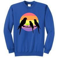 Parrots Ing Margarita On Summer Vintage Group Bird Funny Gift Sweatshirt