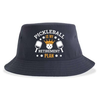 Pickleball Is My Retirement Plan Sustainable Bucket Hat