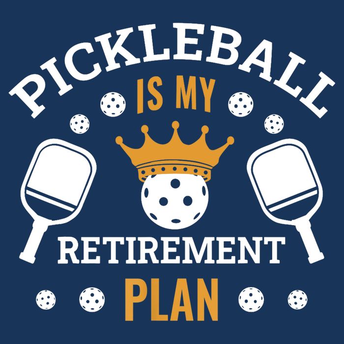 Pickleball Is My Retirement Plan 16 in Basic Backpack