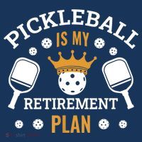 Pickleball Is My Retirement Plan Youth Performance Sprint T-Shirt