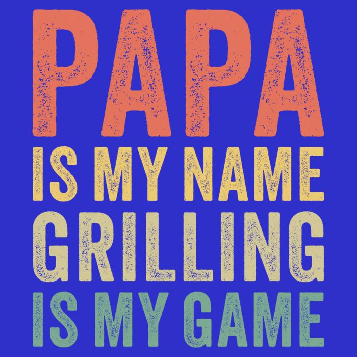 Papa Is My Name Grilling Is My Game Bbq Dad Father's Day Gift 16 in Basic Backpack