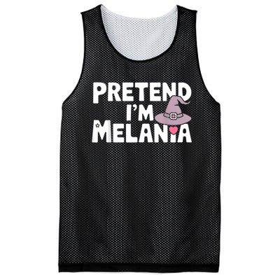 Pretend IM Melania Easy Halloween Costume Trump 2024 Mesh Reversible Basketball Jersey Tank